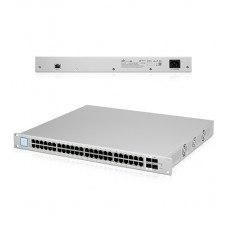 Коммутатор Ubiquiti UniFi Switch US-48-500W<802.3af/at, 48 × 10/100/1000 RJ45,2 × 1/10 Gbps SFP+, 2 × 1 Gbps SFP>