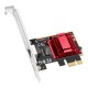 Сетевой адаптер PCI-E CUDY PE25 <2.5Gbps PCI Express Adapter, 2.5G/1000M/100M/10M Auto Adaptive,   IEEE802.3ac, IEEE802.3ad,  IEEE802.3az, IEEE802.1Q, IEEE802.1p, IEEE 802.3x Flow Control, IEEE802.3z, IEEE802.2,Jumbo Frame, Compatiable with Windows, Wi