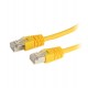 Патч-корд Cablexpert PP6-10M/Y-O, Желтый, Cable Patch cord FTP 6e-Cat 10 m yellow