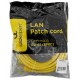 Патч-корд Cablexpert PP6-10M/Y-O, Желтый, Cable Patch cord FTP 6e-Cat 10 m yellow