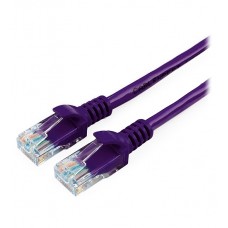 Патч-корд Cablexpert PP12-5M/V, фиолетовый, Cable Patch cord UTP 5e-Cat 5 m