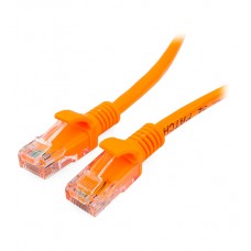 Патч-корд Cablexpert PP12-2M/O, оранжевый, Cable Patch cord UTP 5e-Cat 2 m