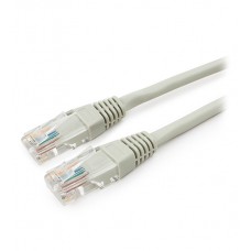 Патч-корд Cablexpert PP12-1M, серый, Cable Patch cord UTP 5e-Cat 1 m