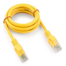 Патч-корд Cablexpert PP12-1.5M/Y, желтый, Cable Patch cord UTP 5e-Cat 1.5 m