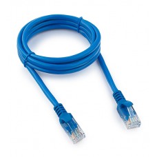 Патч-корд Cablexpert PP12-1.5M/B, синий, Cable Patch cord UTP 5e-Cat 1.5 m