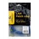 Патч-корд Cablexpert PP12-1.5M/B, синий, Cable Patch cord UTP 5e-Cat 1.5 m