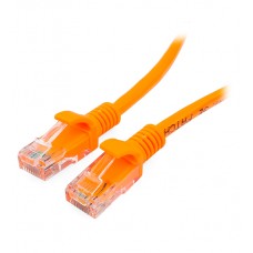 Патч-корд Cablexpert PP12-0.25M/O, оранжевый, Cable Patch cord UTP 5e-Cat 0.25 m