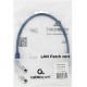 Патч-корд Cablexpert PP12-0.25M/B, синий, Cable Patch cord UTP 5e-Cat 0.25 m