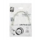 Патч-корд Cablexpert PP10-0.25M, серый, Cable Patch cord UTP 5e-Cat 0.25 m