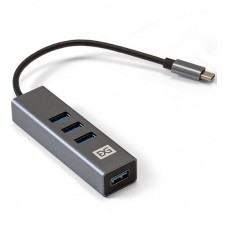 Концентратор USB ExeGate DUB-4TC, Hub 4 port, Type-C, USB 3.0