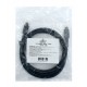 Оптический аудиокабель Cablexpert CC-OPT-2M, 2м, Cable Audio, Toslink Optic Cable, 2m, black