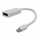 Конвертер MiniDP m -> Displayport, Cablexpert A-mDPM-DPF-001-W, белый, Converter, MiniDisplayPort DisplayPort, white