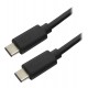 Кабель USB, Cablexpert CCP-USB3.1-CMCM2-1.8M, 1.8м, Cable Type A - Type C, USB 3.1, PD/QC3.0, 5A/100W,black