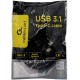 Кабель USB, Cablexpert CCP-USB3.1-CMCM2-1.8M, 1.8м, Cable Type A - Type C, USB 3.1, PD/QC3.0, 5A/100W,black