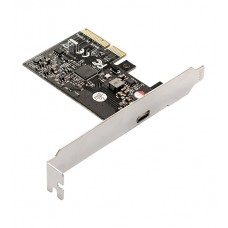 Переходник 3.0 -> 2 x USB 3.1 Type-C, I/O Card converter, PCI-E 1 3. ExeGate EXE-321